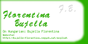 florentina bujella business card